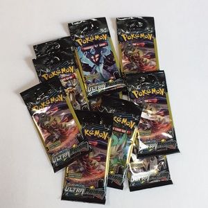 10 pack lot unopened Pokemon Cards